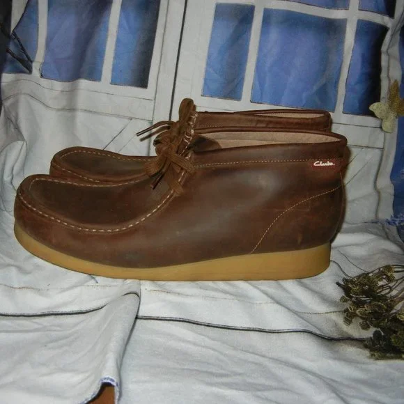 Clarks | Shoes | Clarks Mens Stinson Hi Brown Leather  display picture 1